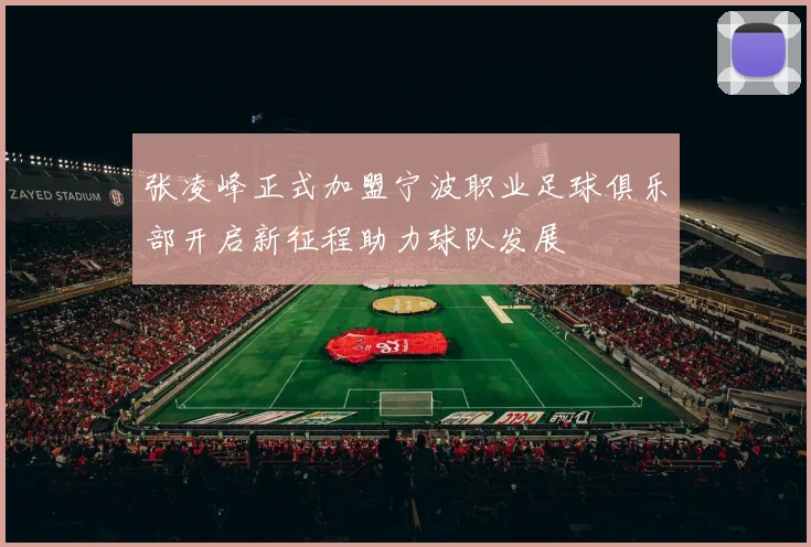 张凌峰正式加盟宁波职业足球俱乐部开启新征程助力球队发展